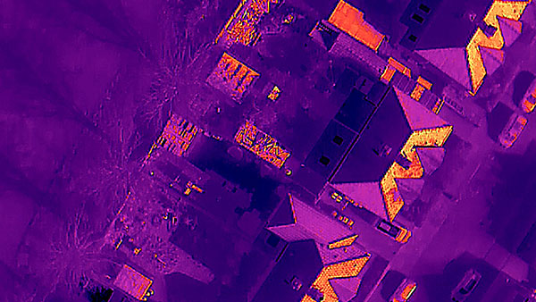 Albatross Drones provide thermal imaging drone services for the construction industry and roof inspections for all buildings.